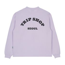 [Tripshop] BLACK MUCKBO L/SLEEVE TEE-Unisex Street Loose Fit Sweatshirt to Man Lettering Graphic - Made in Korea